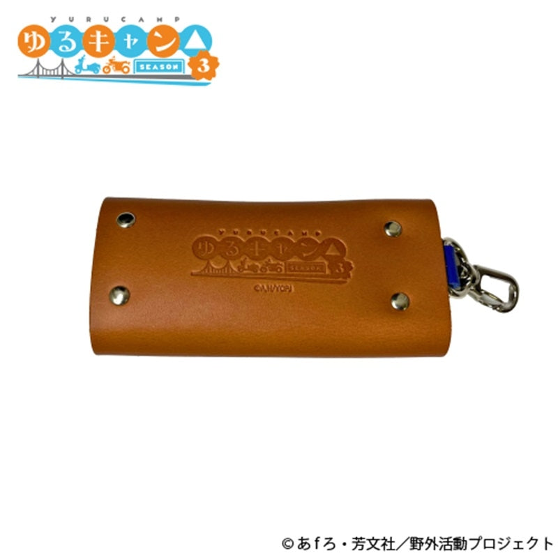 (Goods - Key Case) Laid-Back Camp SEASON 3 Leather Key Case Rin Shima