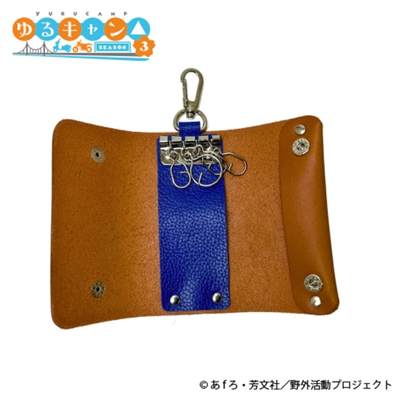 (Goods - Key Case) Laid-Back Camp SEASON 3 Leather Key Case Rin Shima