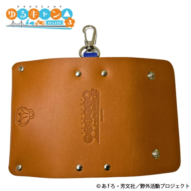 (Goods - Key Case) Laid-Back Camp SEASON 3 Leather Key Case Rin Shima