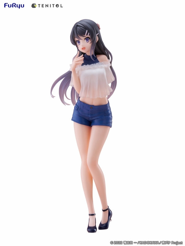 (Bishojo Figure) TENITOL TALL Seishun Buta Yarou wa Bunny Girl Senpai no Yume wo Minai - Mai Sakurajima Completed Figure