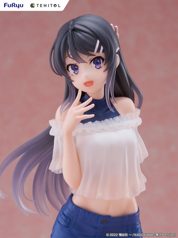 (Bishojo Figure) TENITOL TALL Seishun Buta Yarou wa Bunny Girl Senpai no Yume wo Minai - Mai Sakurajima Completed Figure