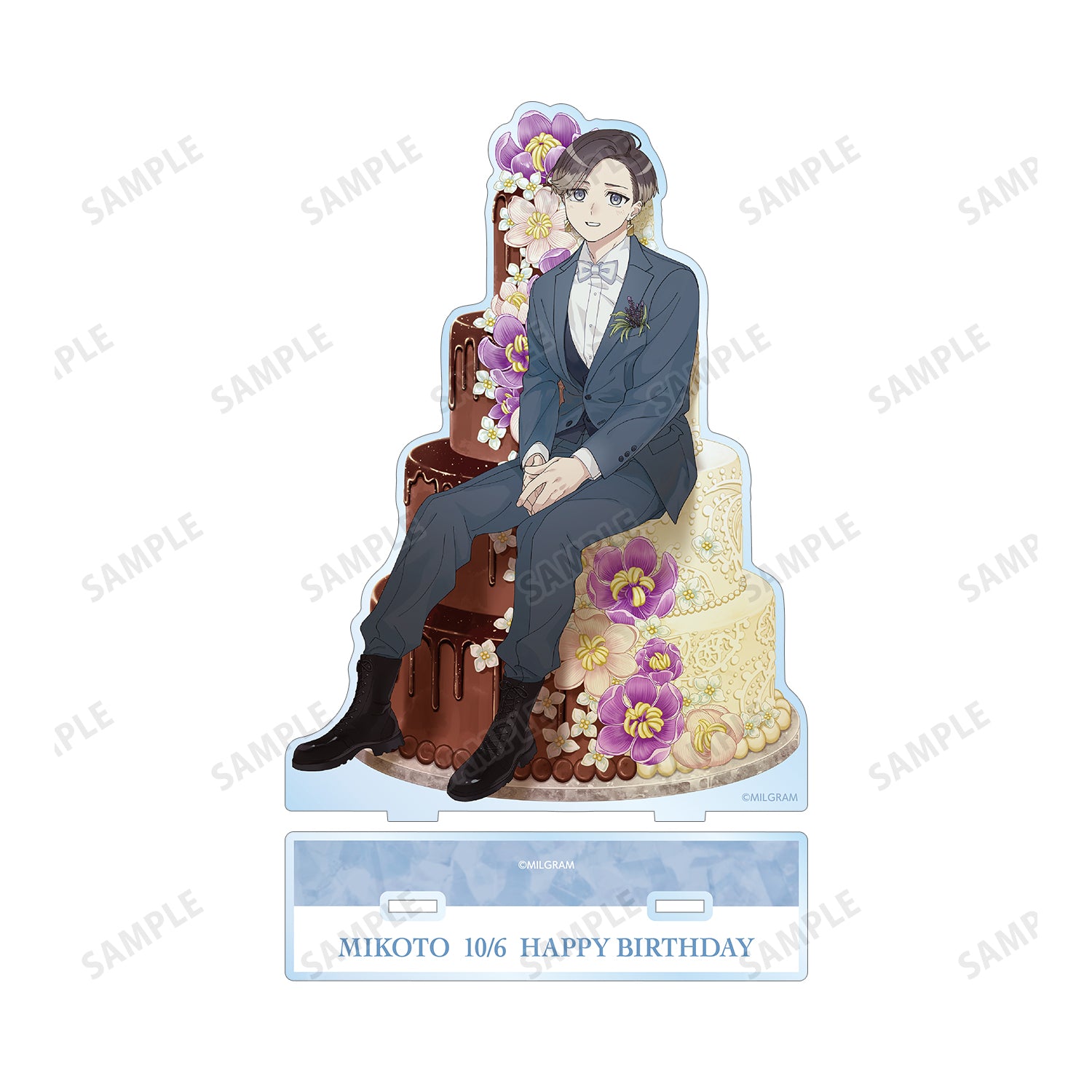 (Goods - Stand Pop) MILGRAM BIG Acrylic Stand Birthday Ver. Feat. Exclusive Art Mikoto