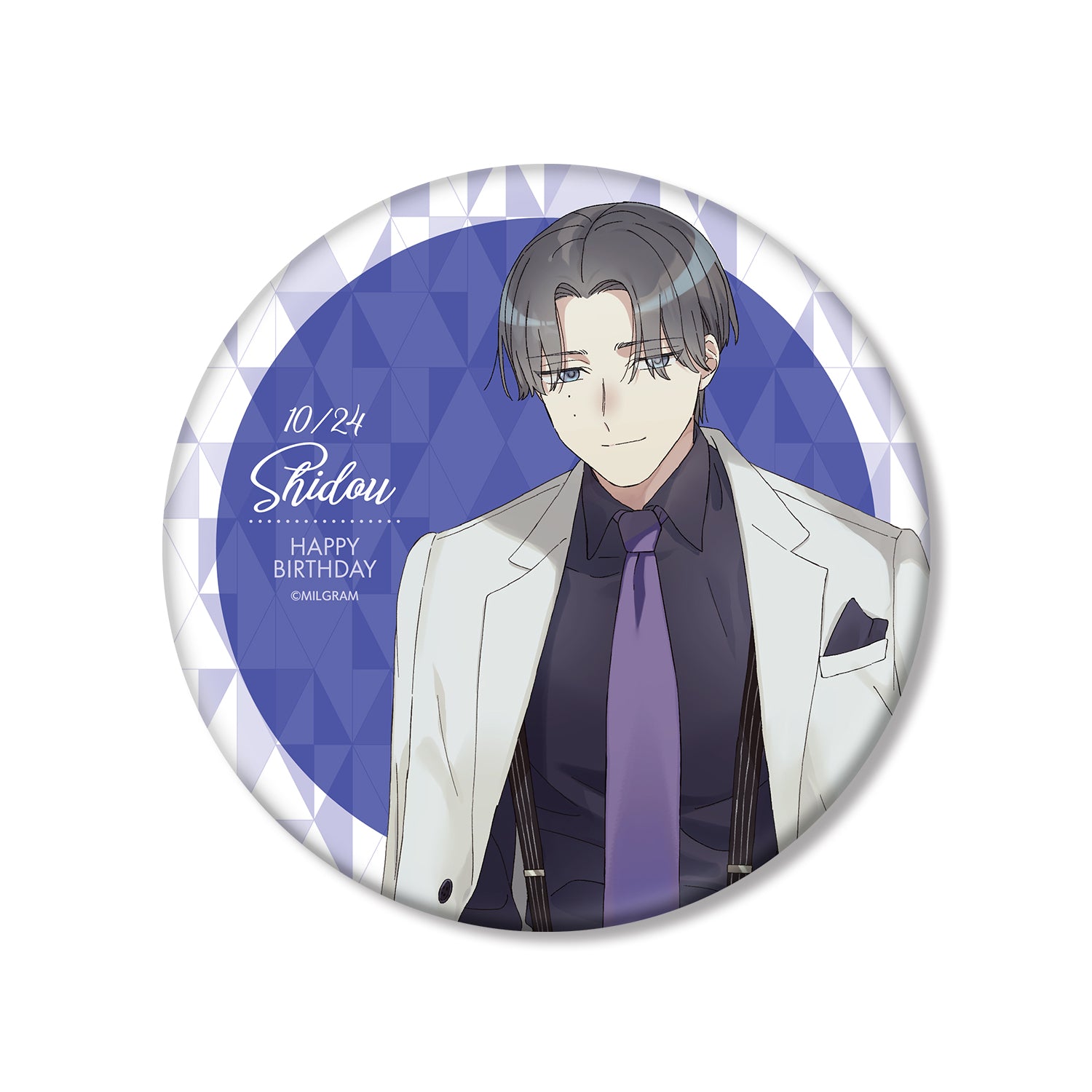 (Goods - Badge) MILGRAM Exclusive Art Shidou Birthday Ver. BIG Button Badge