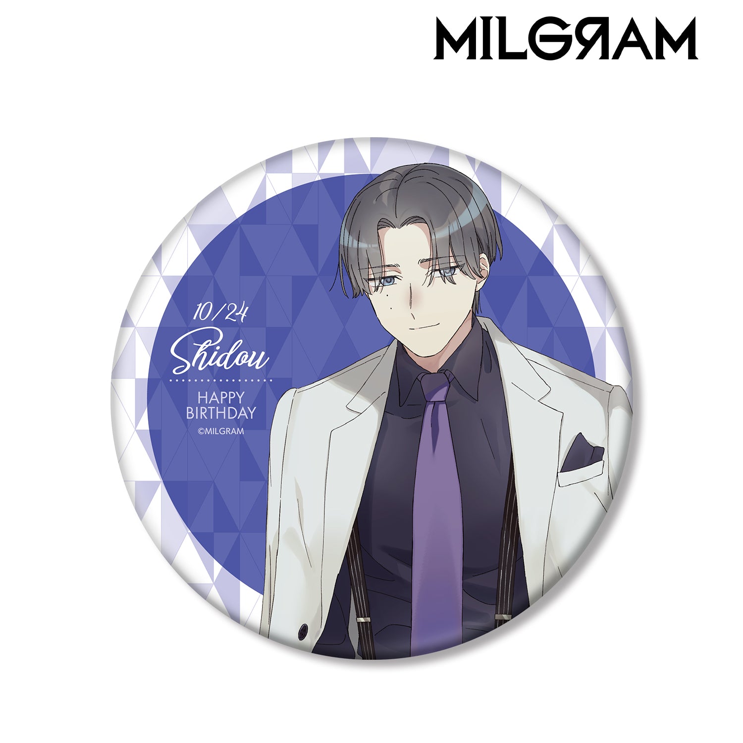 (Goods - Badge) MILGRAM Exclusive Art Shidou Birthday Ver. BIG Button Badge