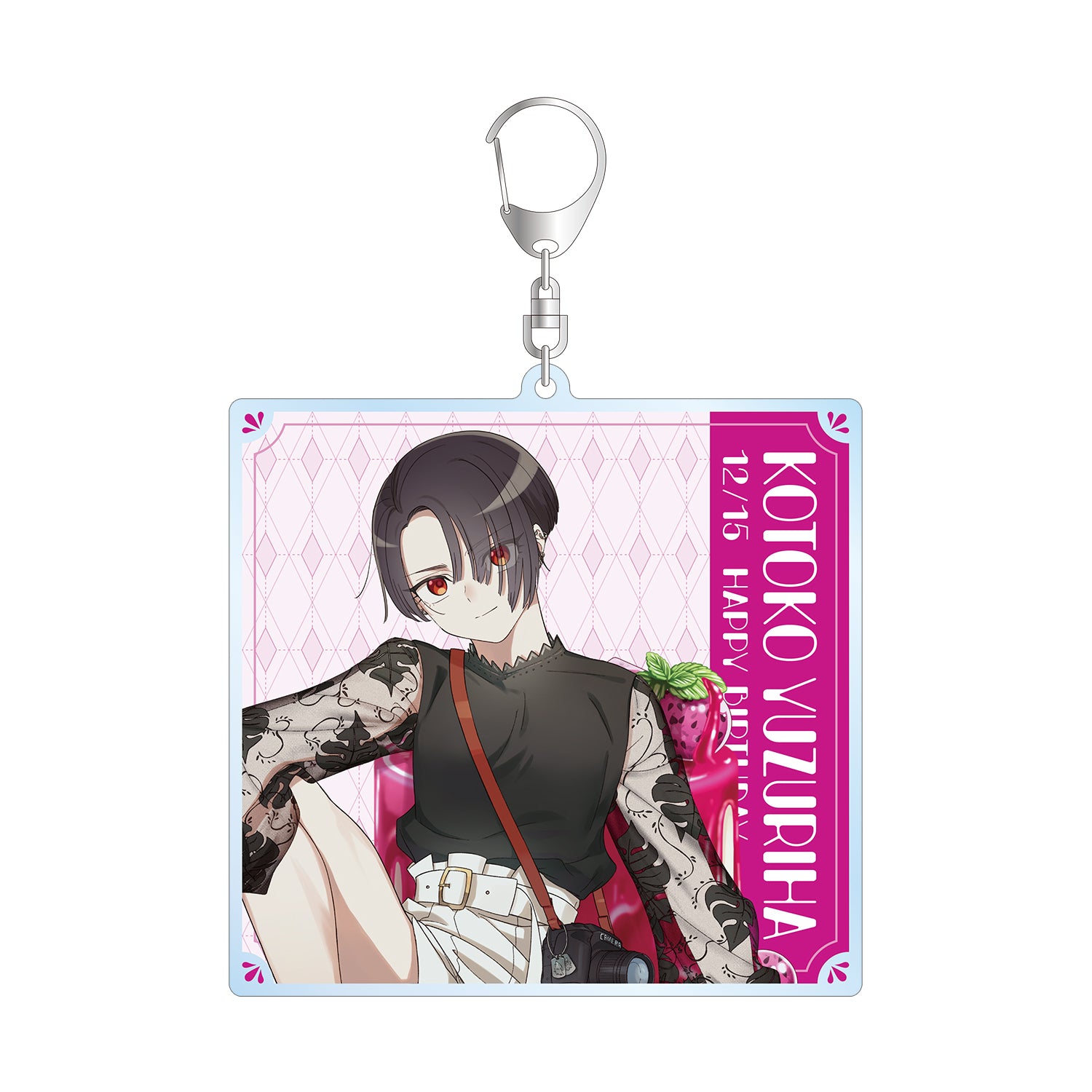 (Goods - Key Chain) MILGRAM BIG Acrylic Key Chain Birthday Ver. Feat. Exclusive Art Kotoko