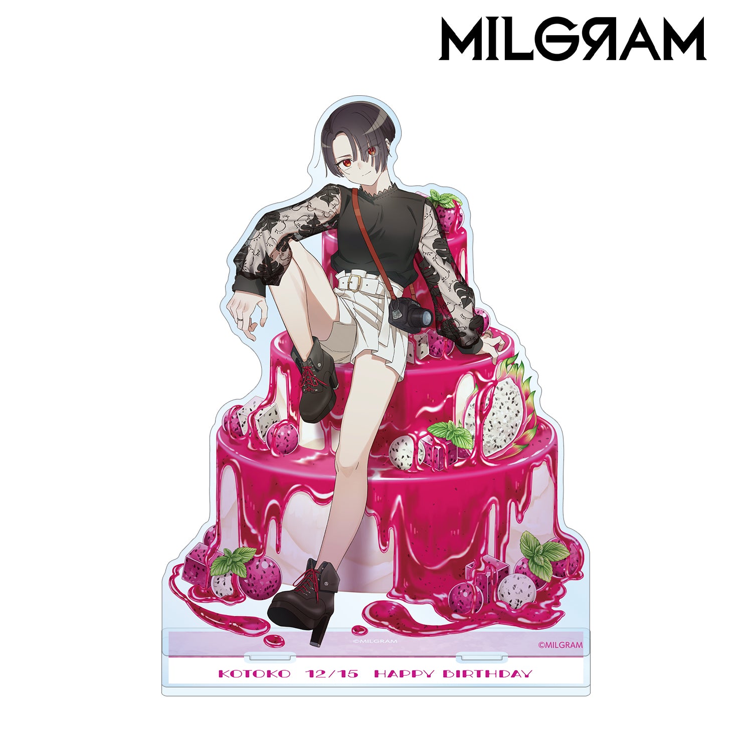 (Goods - Stand Pop)MILGRAM BIG Acrylic Stand Birthday Ver. Feat. Exclusive Art Kotoko