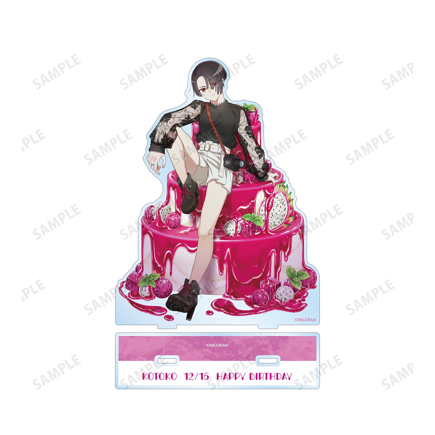 (Goods - Stand Pop)MILGRAM BIG Acrylic Stand Birthday Ver. Feat. Exclusive Art Kotoko