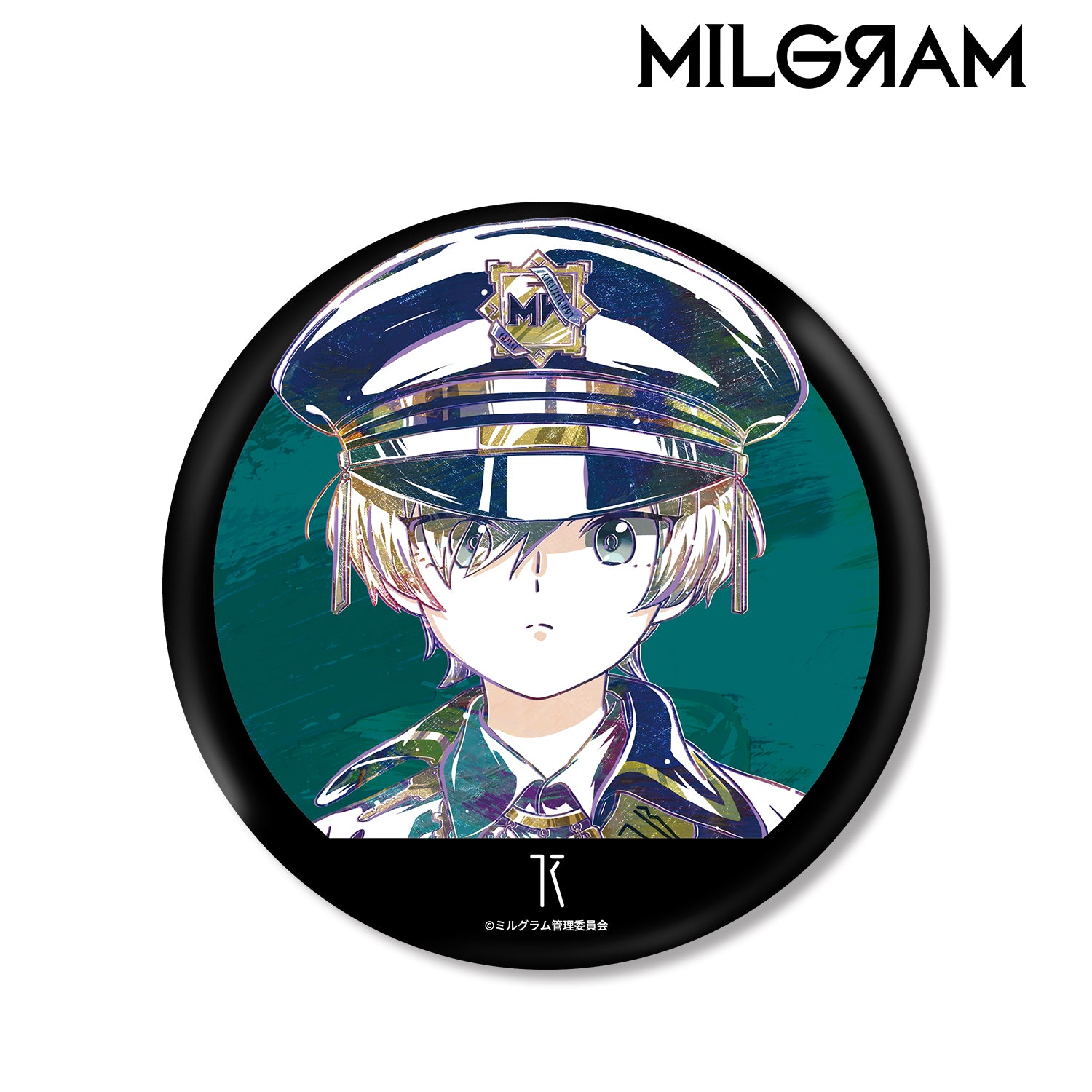 (Goods - Badge) MILGRAM Es Ani-Art BIG Button Badge