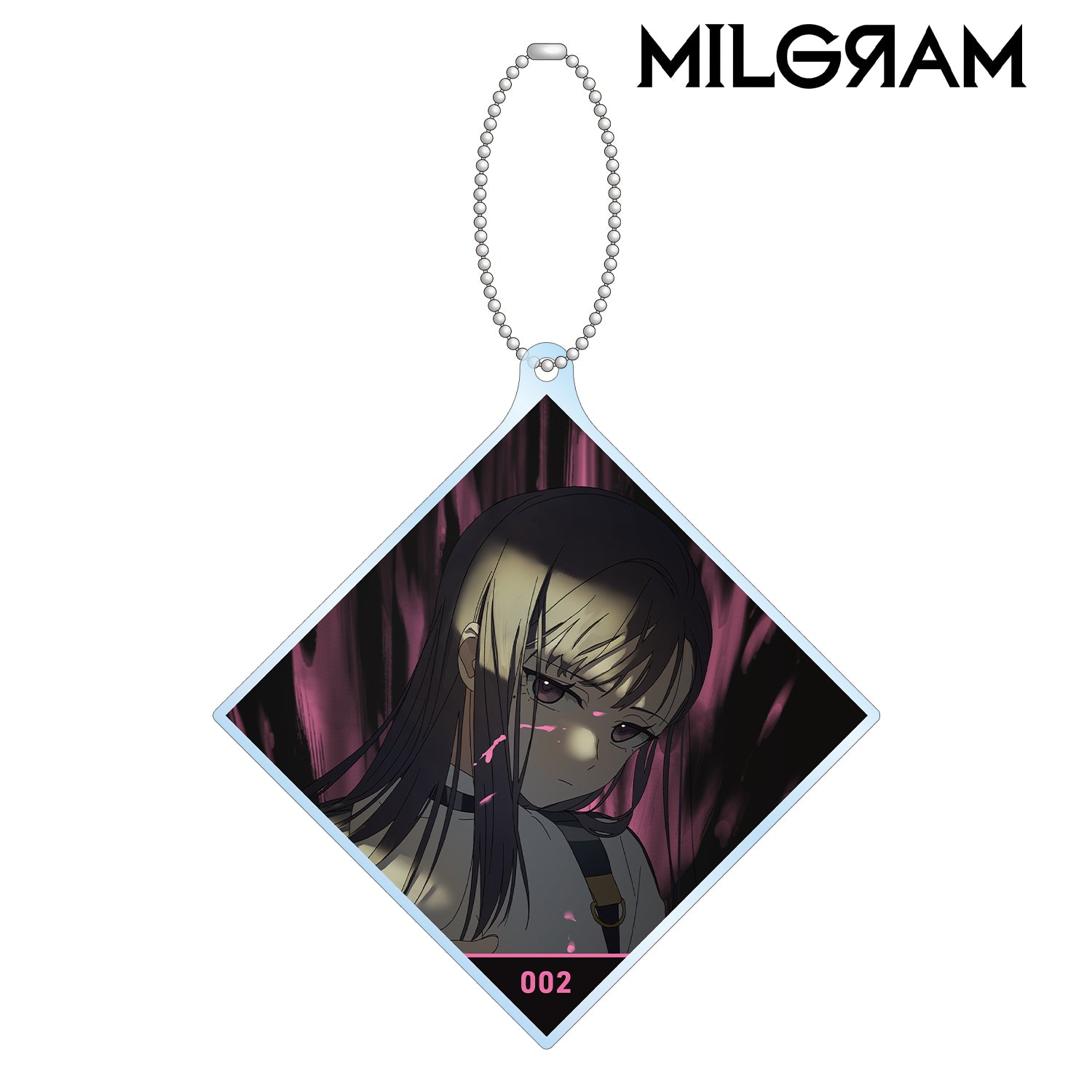 (Goods - Key Chain) MILGRAM BIG Acrylic Key Chain 2nd Anniversary Ver. Feat. Exclusive Art Yuno