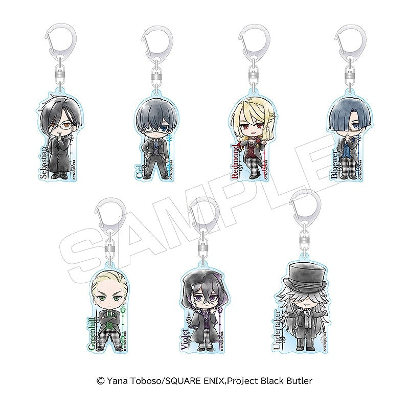 (1BOX=7)(Goods - Key Chain) Black Butler Public School Arc Acrylic Key Chain