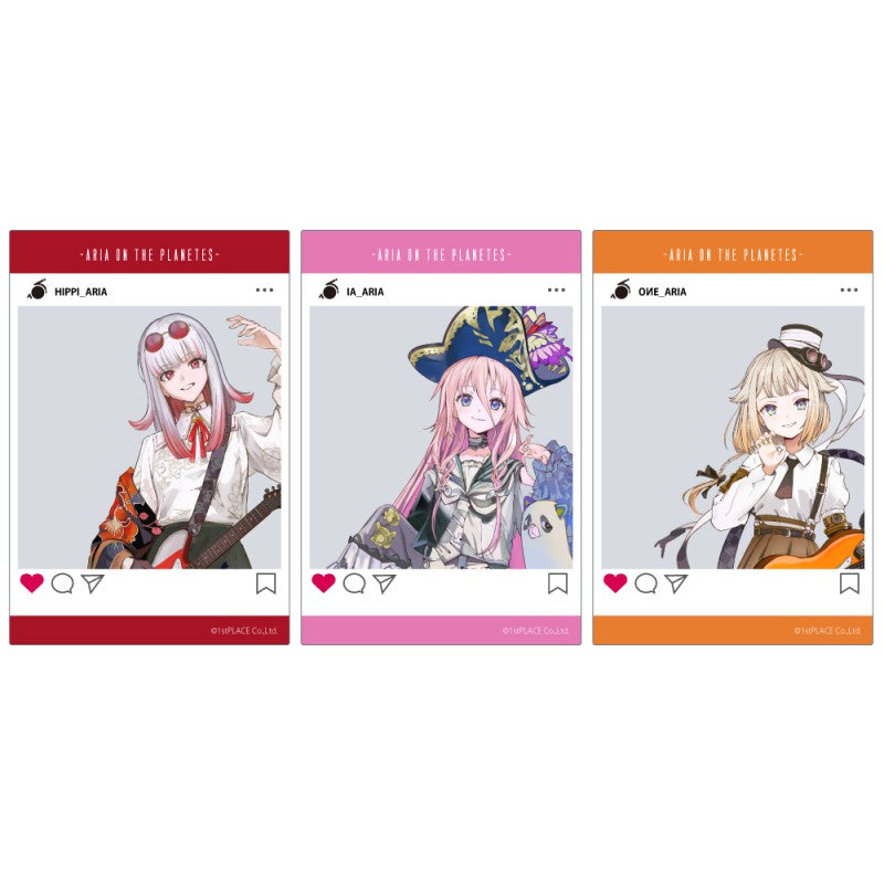 (Goods - Card) VOCALOID ARIA Halloween 2024 Social Media-Style Clear Card Set (IA, OИE, HIPPI)