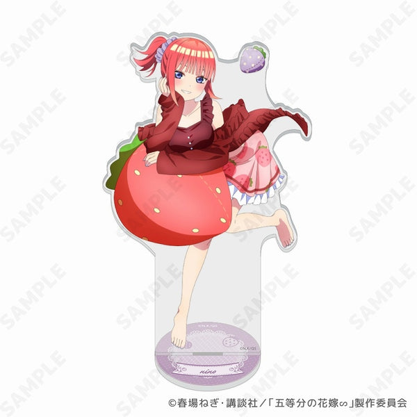 (Goods - Stand Pop) The Quintessential Quintuplets BIG Acrylic Stand - Strawberry Loungewear 2. Nino