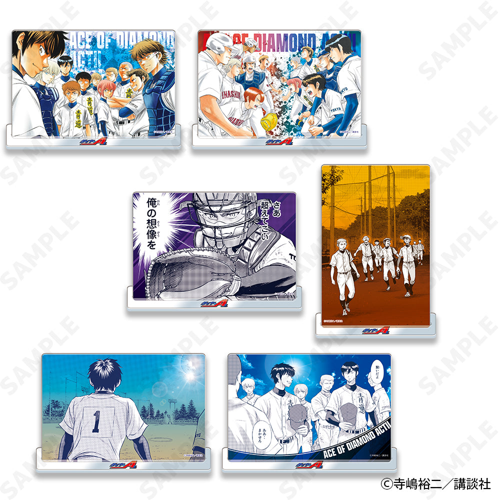 (1BOX=6)(Goods - Stand Pop) Ace of Diamond act II Creator Acrylic Postcard Vol.4 A