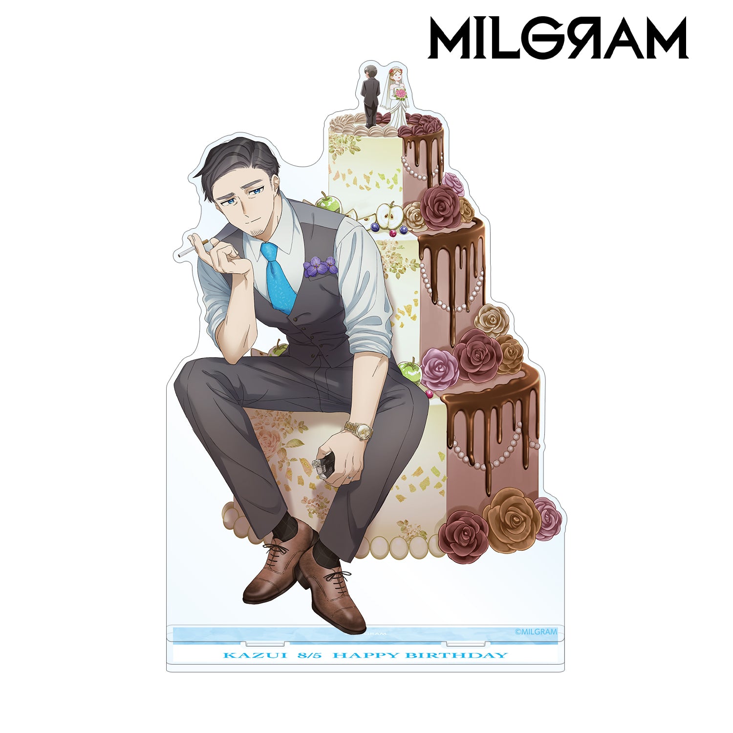 (Goods - Stand Pop) MILGRAM BIG Acrylic Stand Birthday Ver. Feat. Exclusive Art Kazui