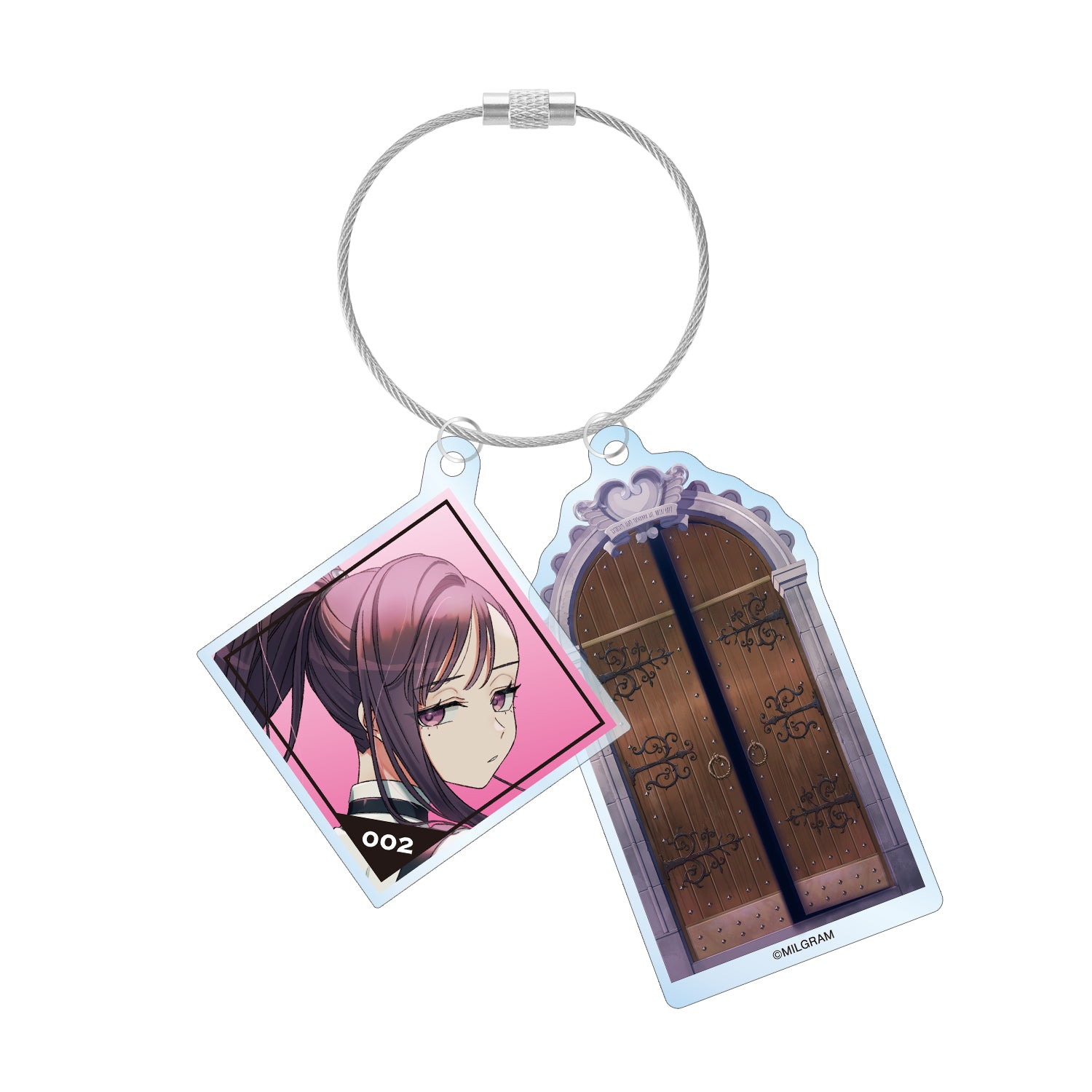 (Goods - Stand Pop) MILGRAM Twisted Cable BIG Acrylic Key Chain Yuno (Tear Drop) Cover Art Ver.