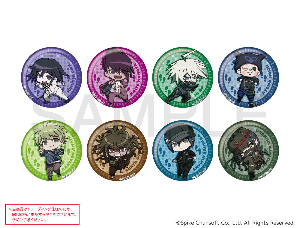 [※Blind](Goods - Badge) Danganronpa V3: Killing Harmony  Chibitto Step Trading Button Badge A