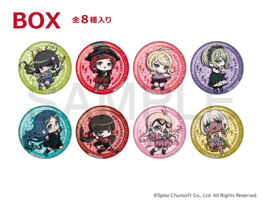 |||(1BOX=8)(Goods - Badge) Danganronpa V3: Killing Harmony Chibitto Step Button Badge B BOX