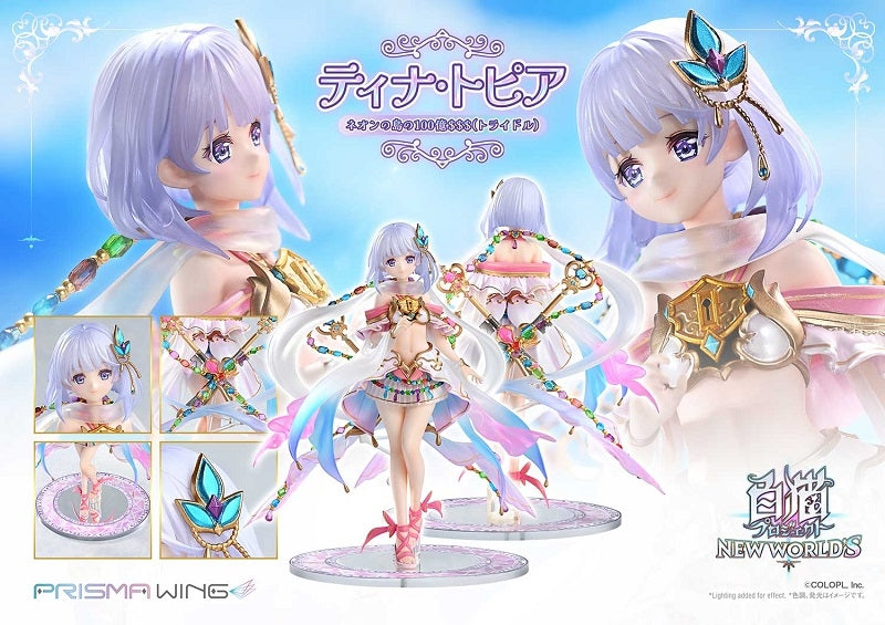 (Bishojo Figure) PRISMA WING Shironeko Project Tina Topia The 10 Billion Tridollars of Neon Island 1/7 Completed Figure {Bonus:Stand}