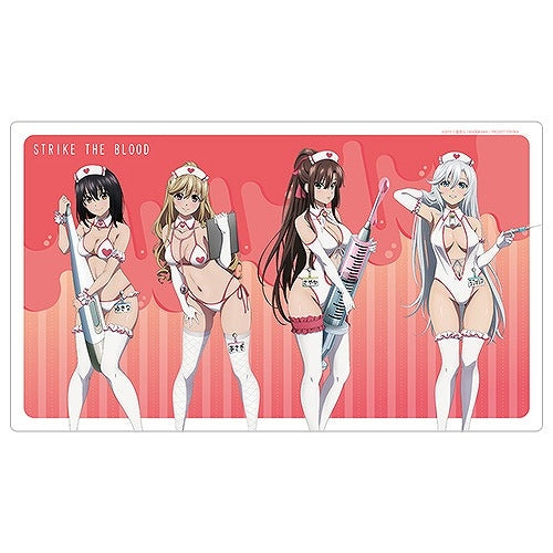 (Goods - Mat) Strike the Blood Rubber Mat feat. Exclusive Art (Nurse Uniform)