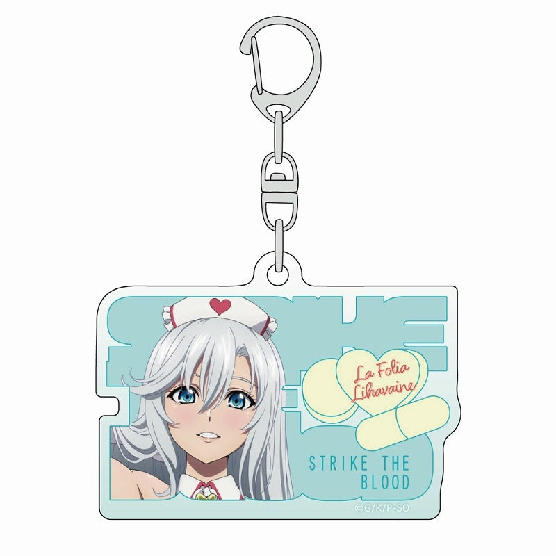 (Goods - Key Chain) Strike the Blood Acrylic Key Chain feat. Exclusive Art (La Folia/Nurse Uniform)