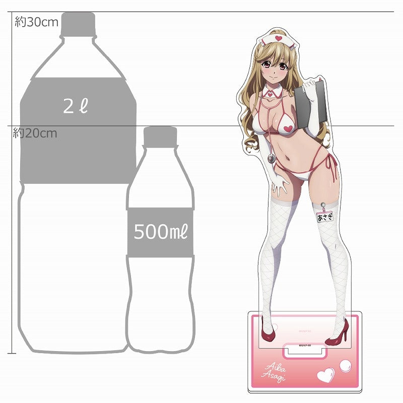 (Goods - Stand Pop) Strike the Blood Large Acrylic Stand feat. Exclusive Art (Asagi/Nurse Uniform)