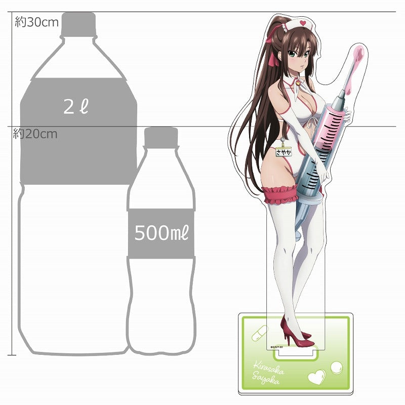 (Goods - Stand Pop) Strike the Blood Large Acrylic Stand feat. Exclusive Art (Sayaka/Nurse Uniform)