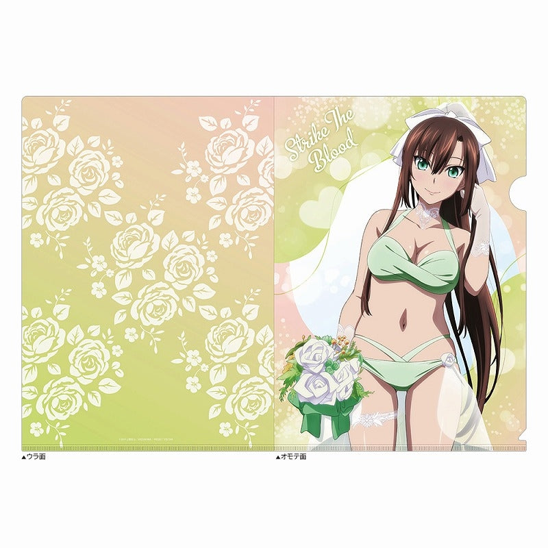 (Goods - Clear File) Strike the Blood Clear File  (Sayaka/Wedding Dress)