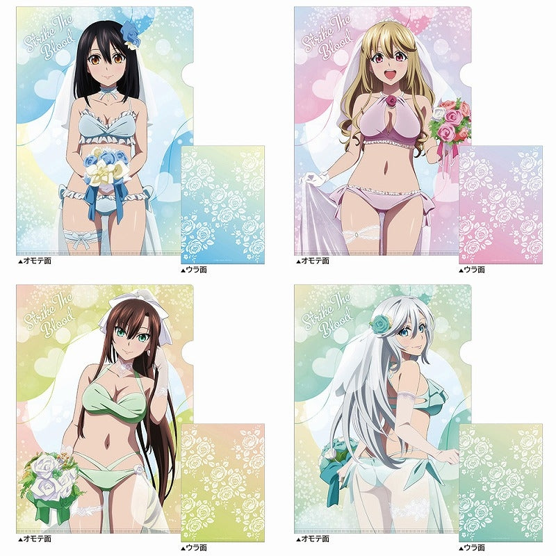 (Goods - Clear File) Strike the Blood Clear File  (Sayaka/Wedding Dress)