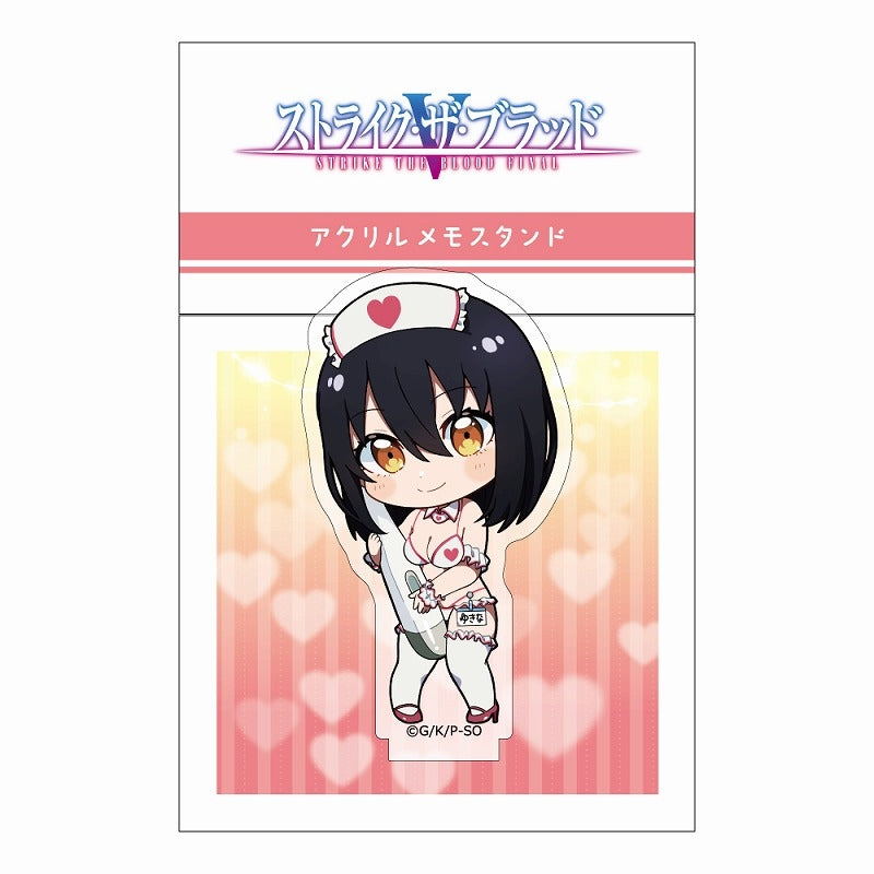 (Goods - Memo Stand) Strike the Blood Acrylic Memo Stand (Yukina/Nurse Uniform)