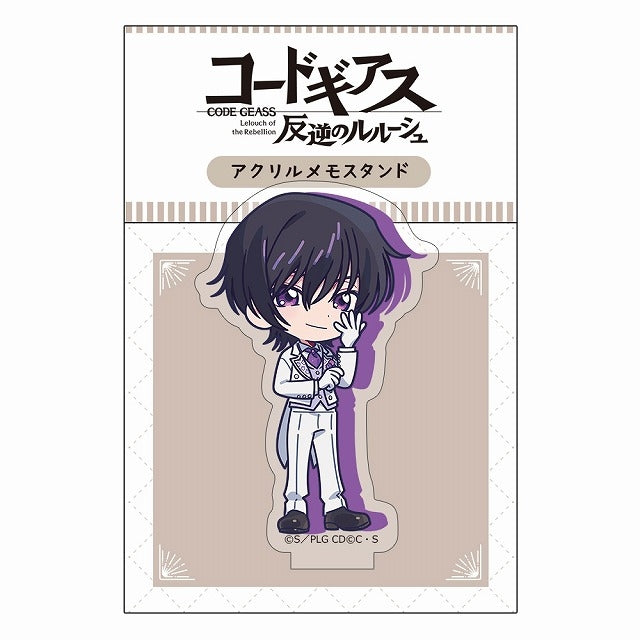 (Goods - Memo Stand) CODE GEASS Lelouch of the Rebellion Acrylic Memo Stand (Lelouch/Tux)