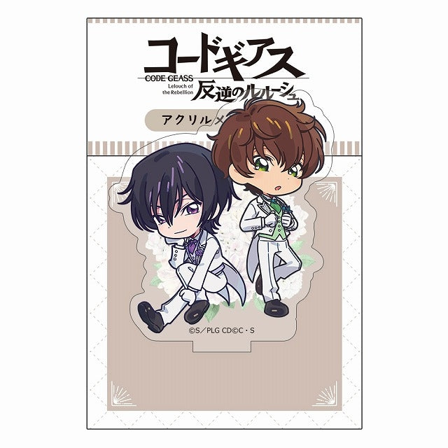 (Goods - Memo Stand) CODE GEASS Lelouch of the Rebellion Acrylic Memo Stand (Lelouch & Suzaku/Tux)