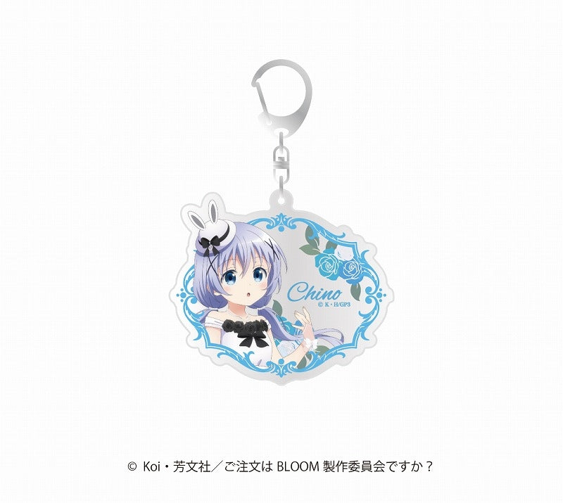 (Goods - Key Chain) Is the Order a Rabbit? BLOOM feat. Exclusive Art Acrylic Key Chain Chino