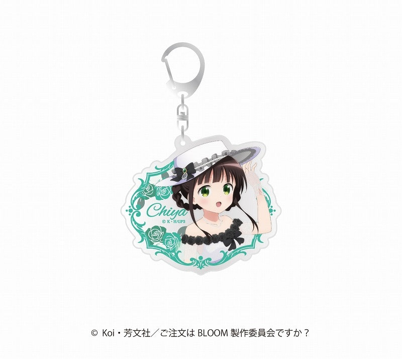 (Goods - Key Chain) Is the Order a Rabbit? BLOOM feat. Exclusive Art Acrylic Key Chain Chiya