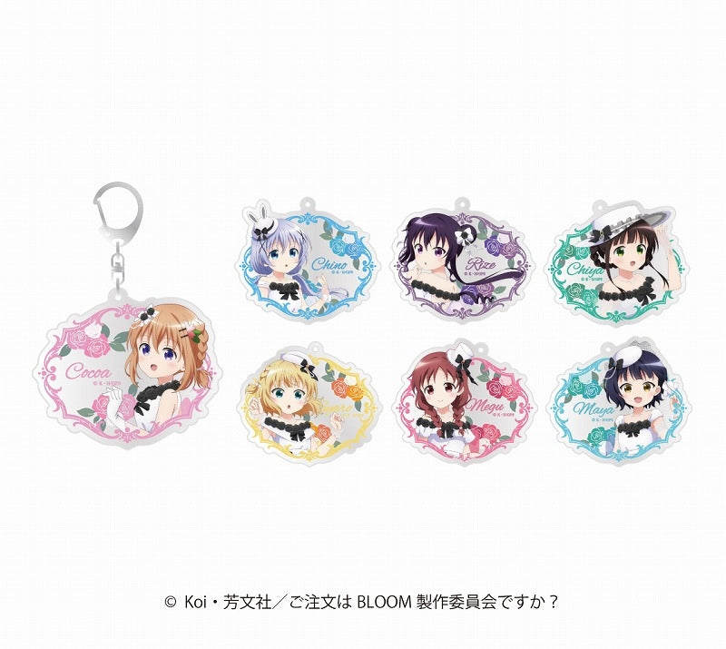 (Goods - Key Chain) Is the Order a Rabbit? BLOOM feat. Exclusive Art Acrylic Key Chain Syaro