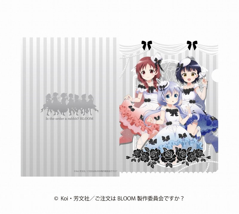 (Goods - Clear File) Is the Order a Rabbit? BLOOM feat. Exclusive Art Clear File Chino, Maya, Meg