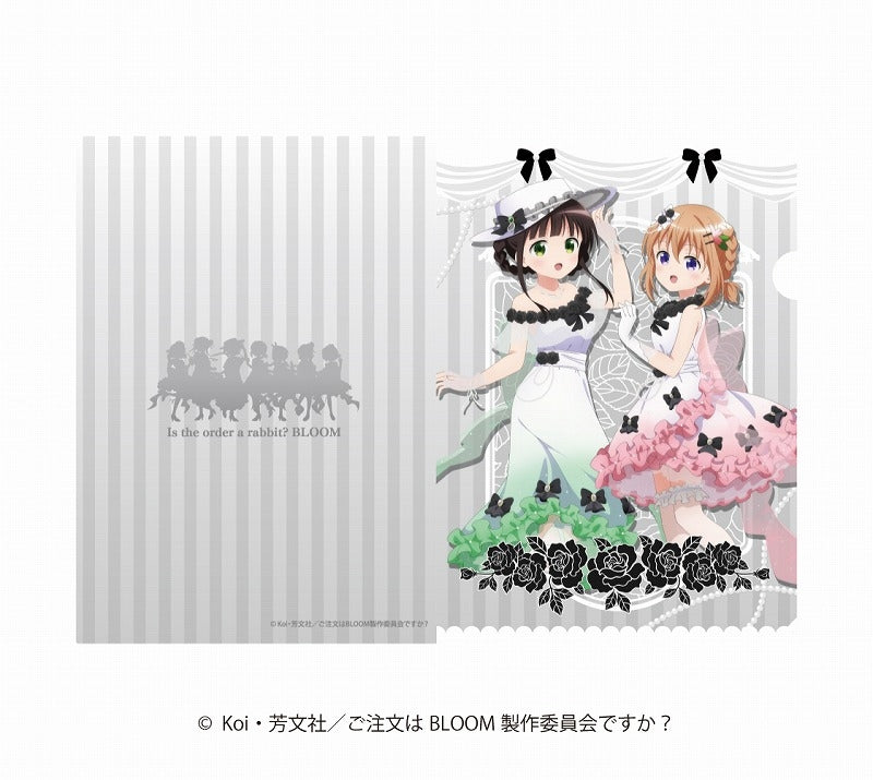 (Goods - Clear File) Is the Order a Rabbit? BLOOM feat. Exclusive Art Clear File Cocoa, Chiya