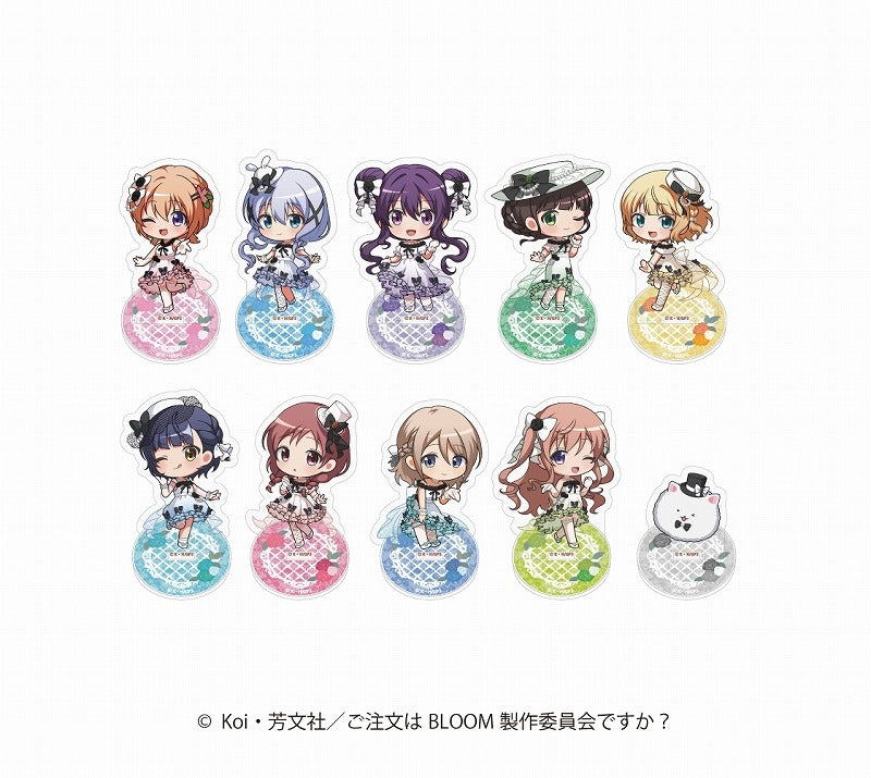 (1BOX=10)(Goods - Stand Pop) Is the Order a Rabbit? BLOOM Chibi Random Acrylic Stand