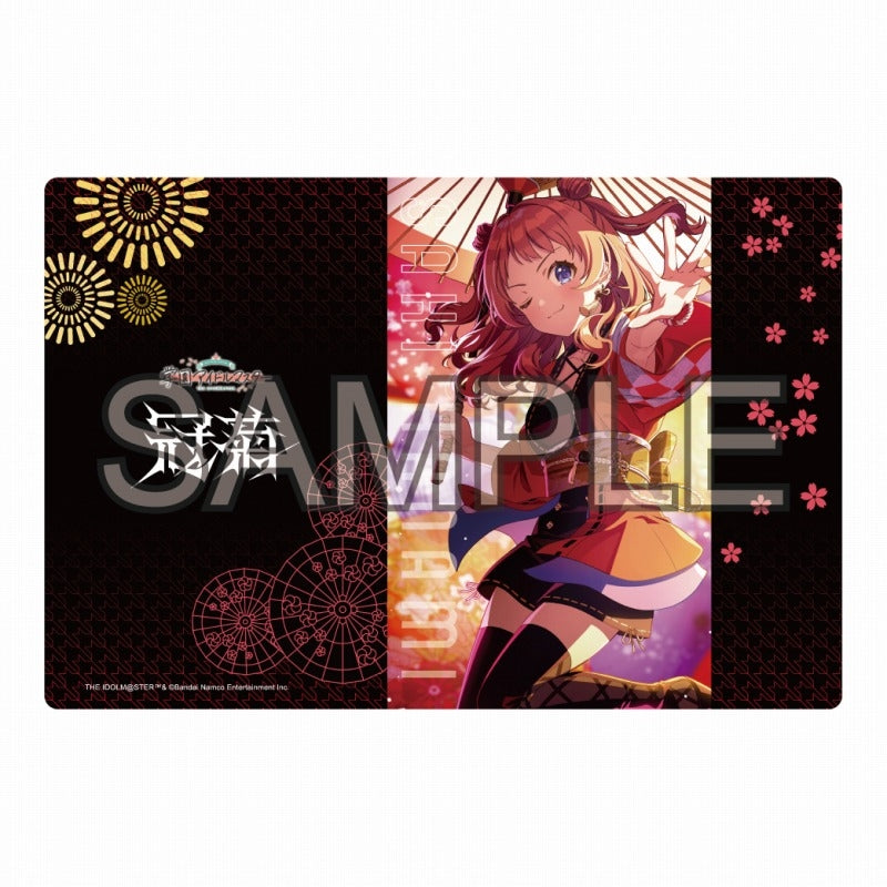 (Goods - Mouse Pad) Gakuen iDOLM@STER Gaming Mouse Pad - Crown Chrysanthemum Saki Hanami