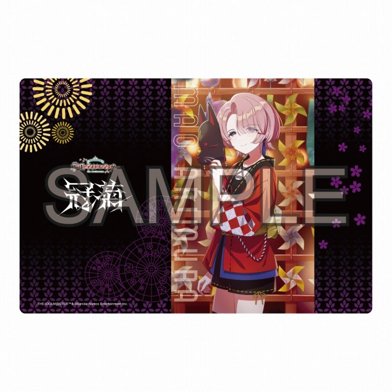 (Goods - Mouse Pad) Gakuen iDOLM@STER Gaming Mouse Pad - Fluorite '24 Festival Mao Arimura