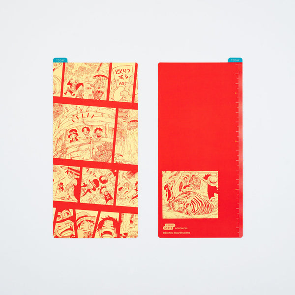 (Goods- Writing Mat) ONE PIECE T&T - ONE PIECE Magazine Hobonichi Writing Mat for Weekly Size - Memories Ace, Sabo, Luffy