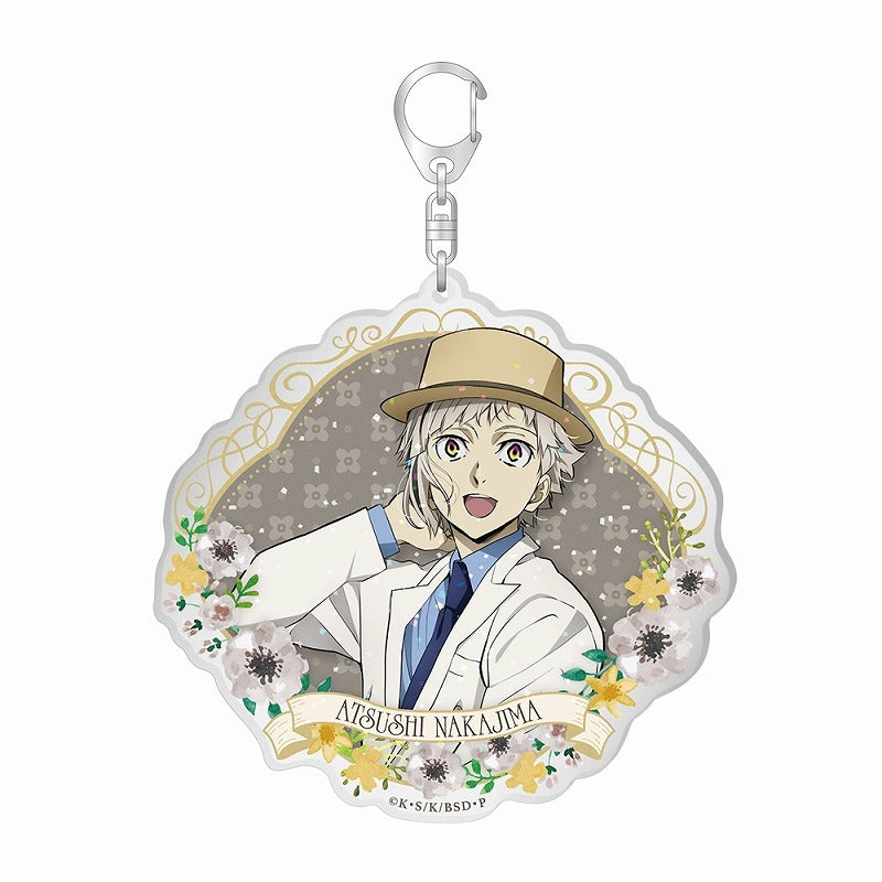 (Goods - Key Chain) Bungo Stray Dogs BIG Acrylic Glitter Key Chain feat. Exclusive Art "Modern Fashion"/Atsushi Nakajima