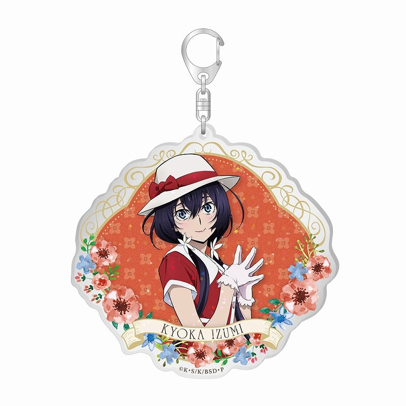 (Goods - Key Chain) Bungo Stray Dogs BIG Acrylic Glitter Key Chain feat. Exclusive Art "Modern Fashion"/Kyoka Izumi