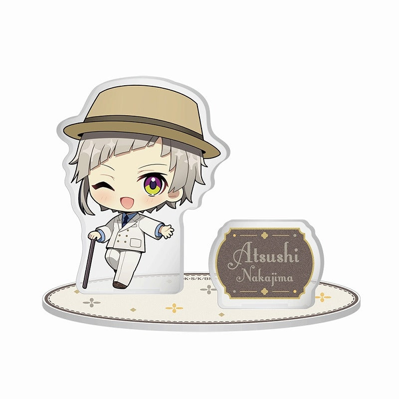 (Goods - Stand Pop) Bungo Stray Dogs Mini Acrylic Stand "Modern Fashion" Chibi Chara/Atsushi Nakajima