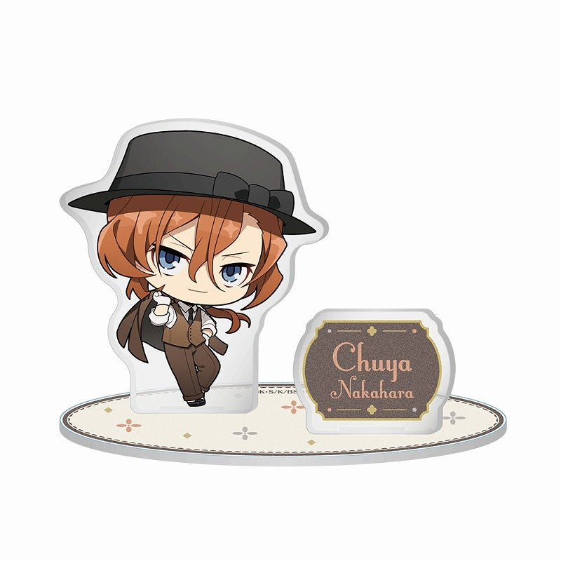 (Goods - Stand Pop) Bungo Stray Dogs Mini Acrylic Stand "Modern Fashion" Chibi Chara/Chuya Nakahara