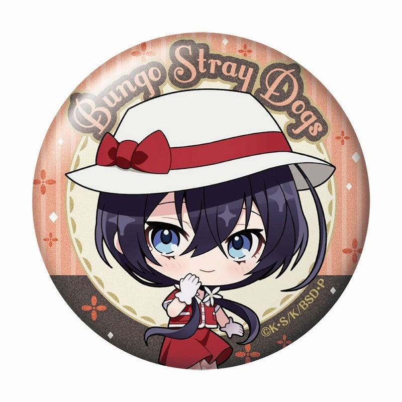 (1BOX=6)(Goods - Badge) Bungo Stray Dogs Trading Button Badge "Modern Fashion" Chibi Chara