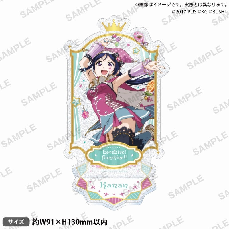 (Goods - Acrylic Stand) Love Live! School Idol Festival Glitter Acrylic Stand Aqours Circus ver. Kanan Matsuura