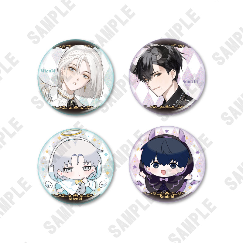 [※Blind](Goods - Badge) Mizuki to Souichi Trading Glitter Button Badge [After AGF2024]