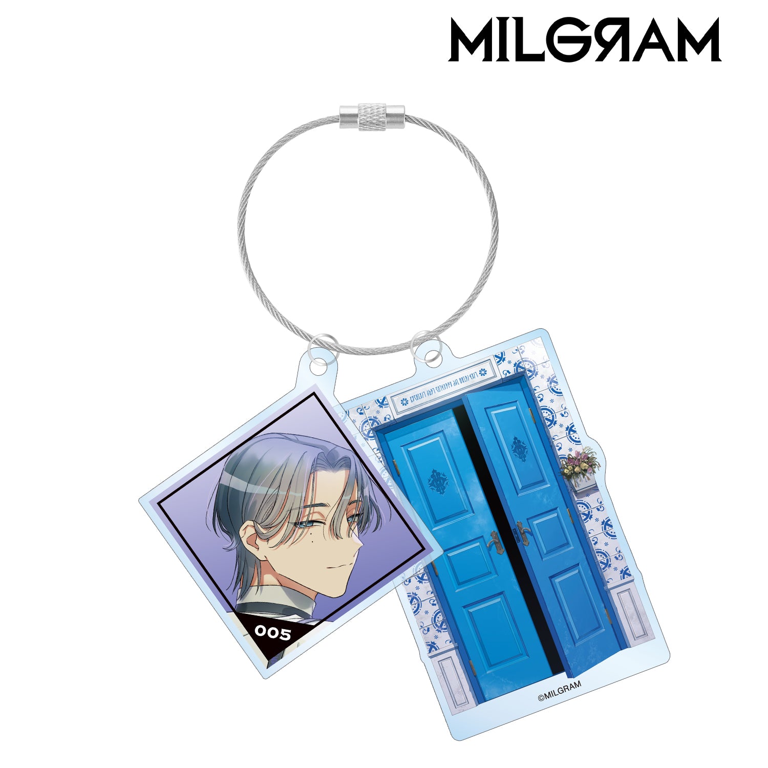 (Goods - Key Chain) MILGRAM Triage Twisted Cable BIG Acrylic Key Chain Cover Art Ver. Shidou