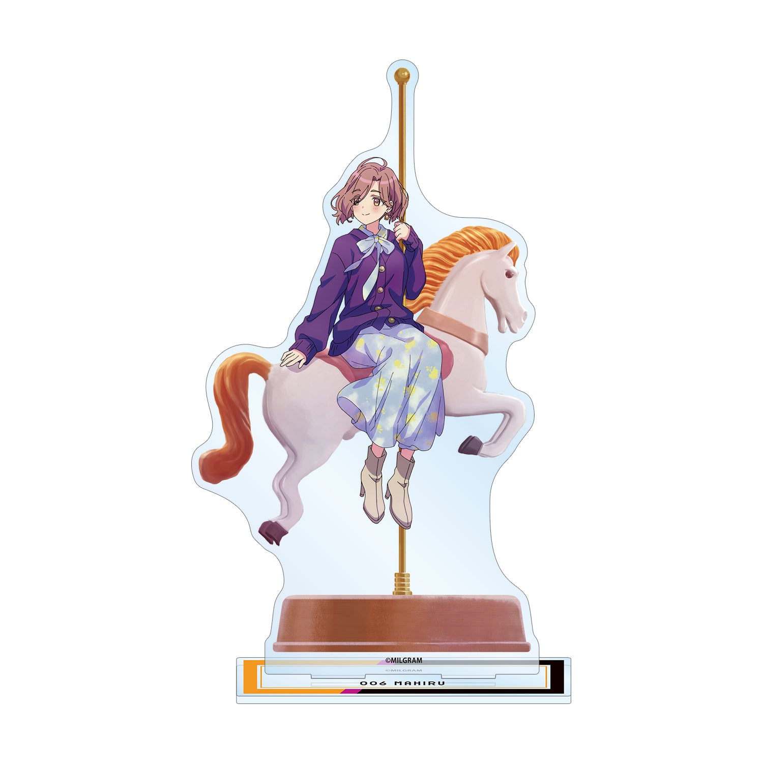 (Goods - Stand Pop) MILGRAM MV BIG Acrylic Stand Mahiru (Daisuki)