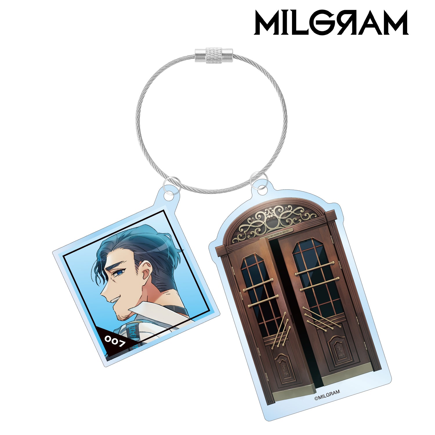 (Goods - Key Chain) MILGRAM Kazui (Cat) Cover Art Ver. Twisted Cable BIG Acrylic Key Chain